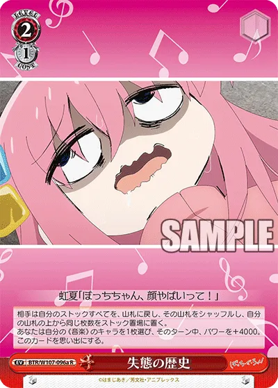 失態の歴史