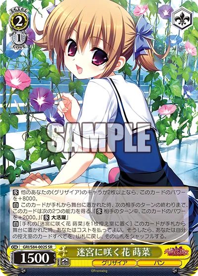 迷宮に咲く花 蒔菜