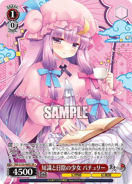 知識と日陰の少女 パチュリー