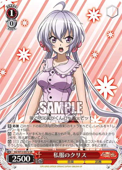 私服のクリス