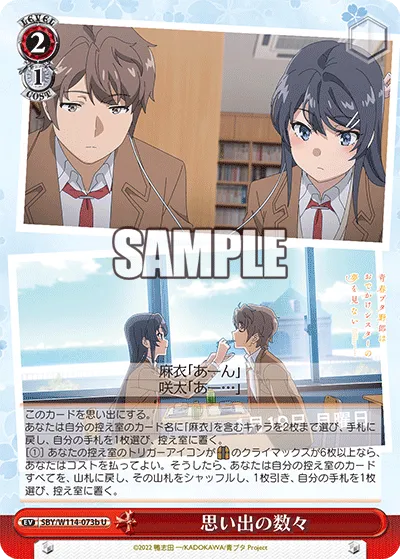 思い出の数々