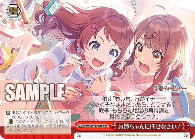お姉ちゃんに任せなさい！