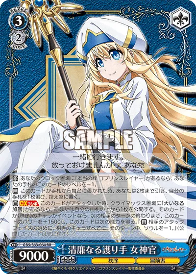 清廉なる護り手 女神官