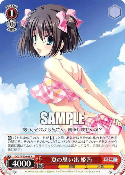 夏の思い出 姫乃