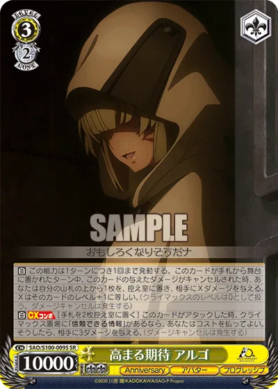 高まる期待 アルゴ