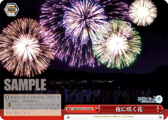 夜に咲く花
