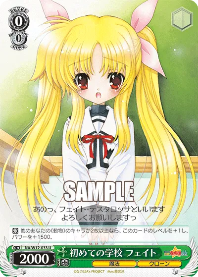 初めての学校 フェイト
