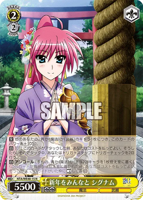 新年をみんなと シグナム