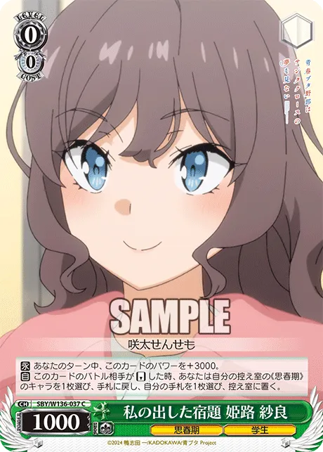 私の出した宿題 姫路 紗良