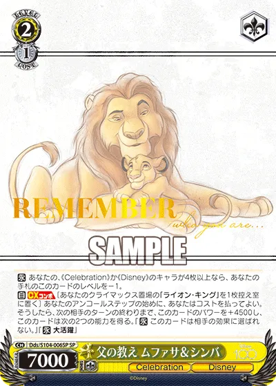 父の教え ムファサ＆シンバ