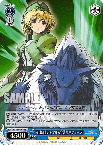 守護騎士シャマル&守護獣ザフィーラ