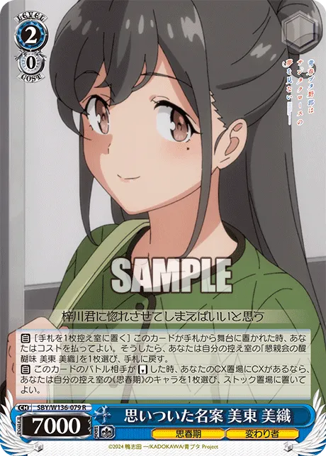 思いついた名案 美東 美織