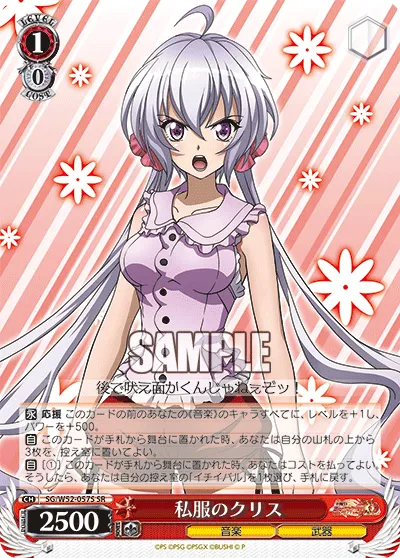 私服のクリス
