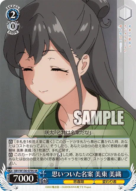 思いついた名案 美東 美織