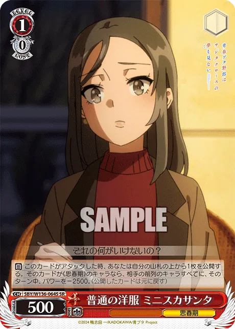 普通の洋服 ミニスカサンタ