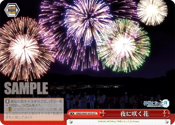 夜に咲く花