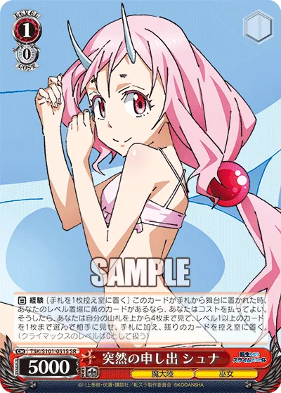 突然の申し出 シュナ