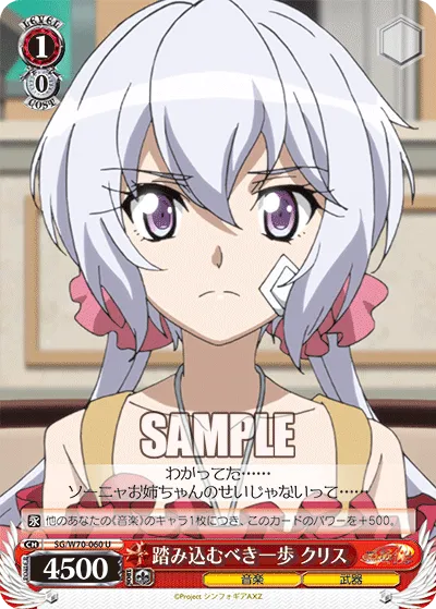 踏み込むべき一歩 クリス