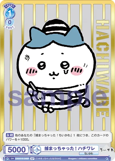 捕まっちゃった! ハチワレ