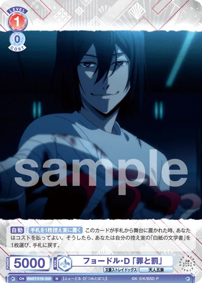 フョードル・D 「罪と罰」