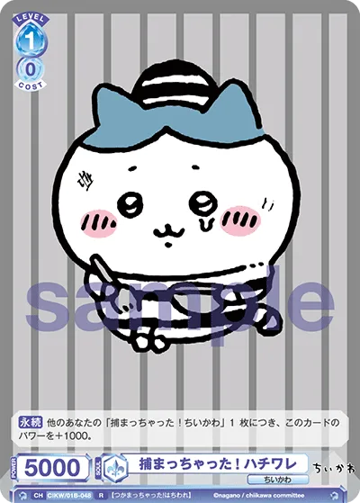 捕まっちゃった! ハチワレ
