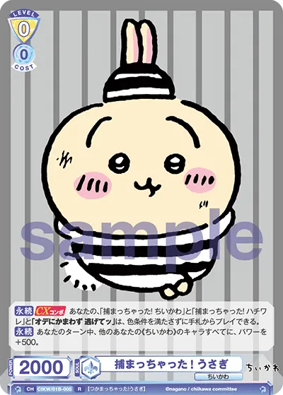 捕まっちゃった! うさぎ