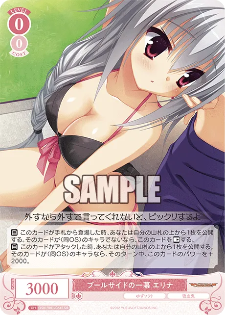 プールサイドの一幕 エリナ