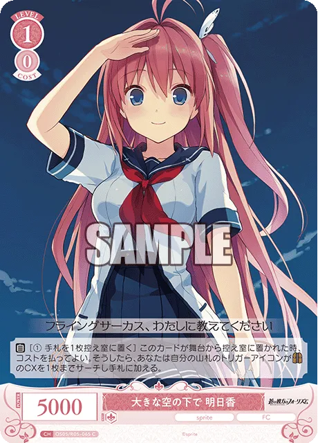 大きな空の下で 明日香
