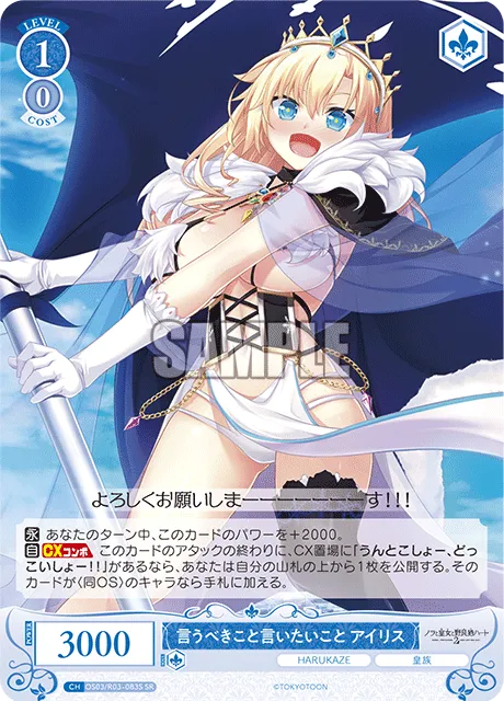 言うべきこと言いたいこと アイリス