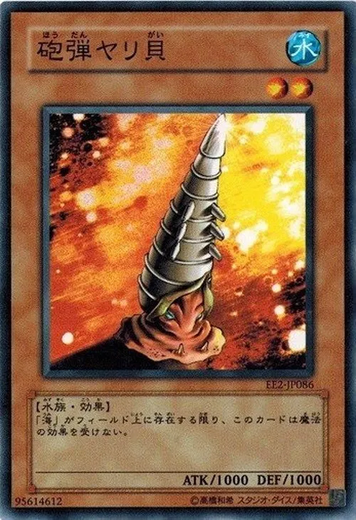 砲弾ヤリ貝