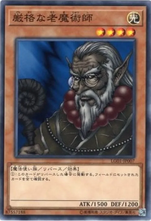 厳格な老魔術師