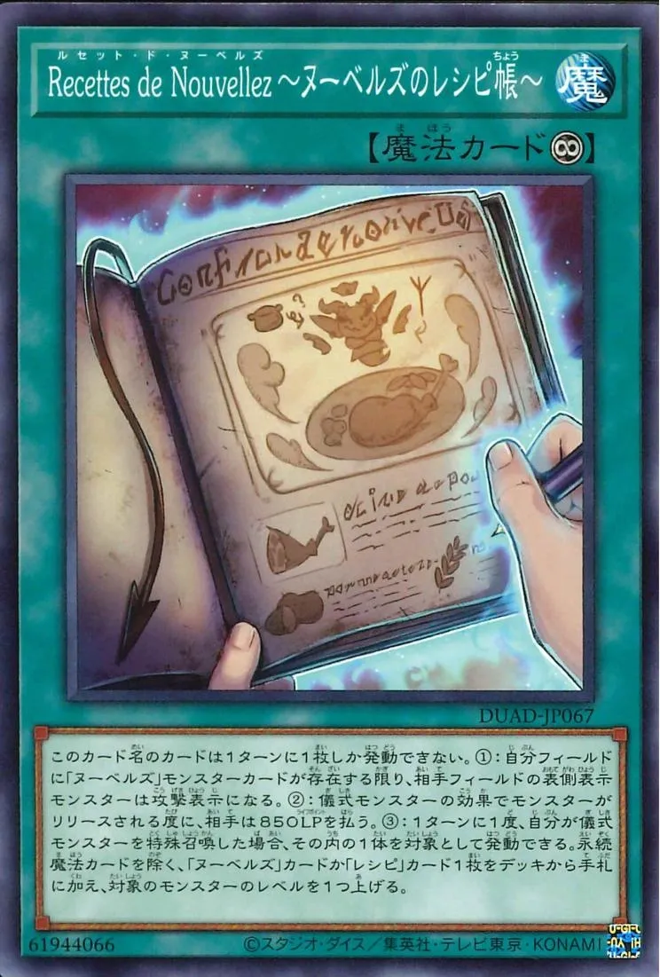 Recettes de Nouvellez~ヌーベルズのレシピ帳~