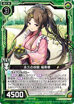 永久の祝眠 福寿草