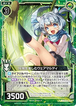 探検を楽しむウェアマルティ