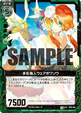 多彩鳥人ウェアポワソウ