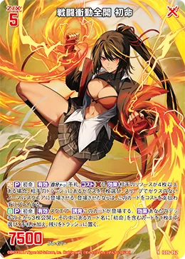 戦闘衝動全開 初命