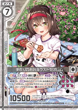 手作りのお弁当ラストゼオレム