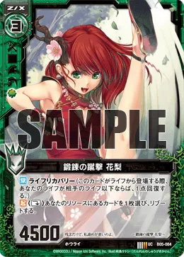 鍛錬の蹴撃 花梨