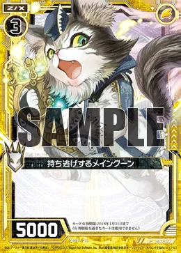 持ち逃げするメインクーン